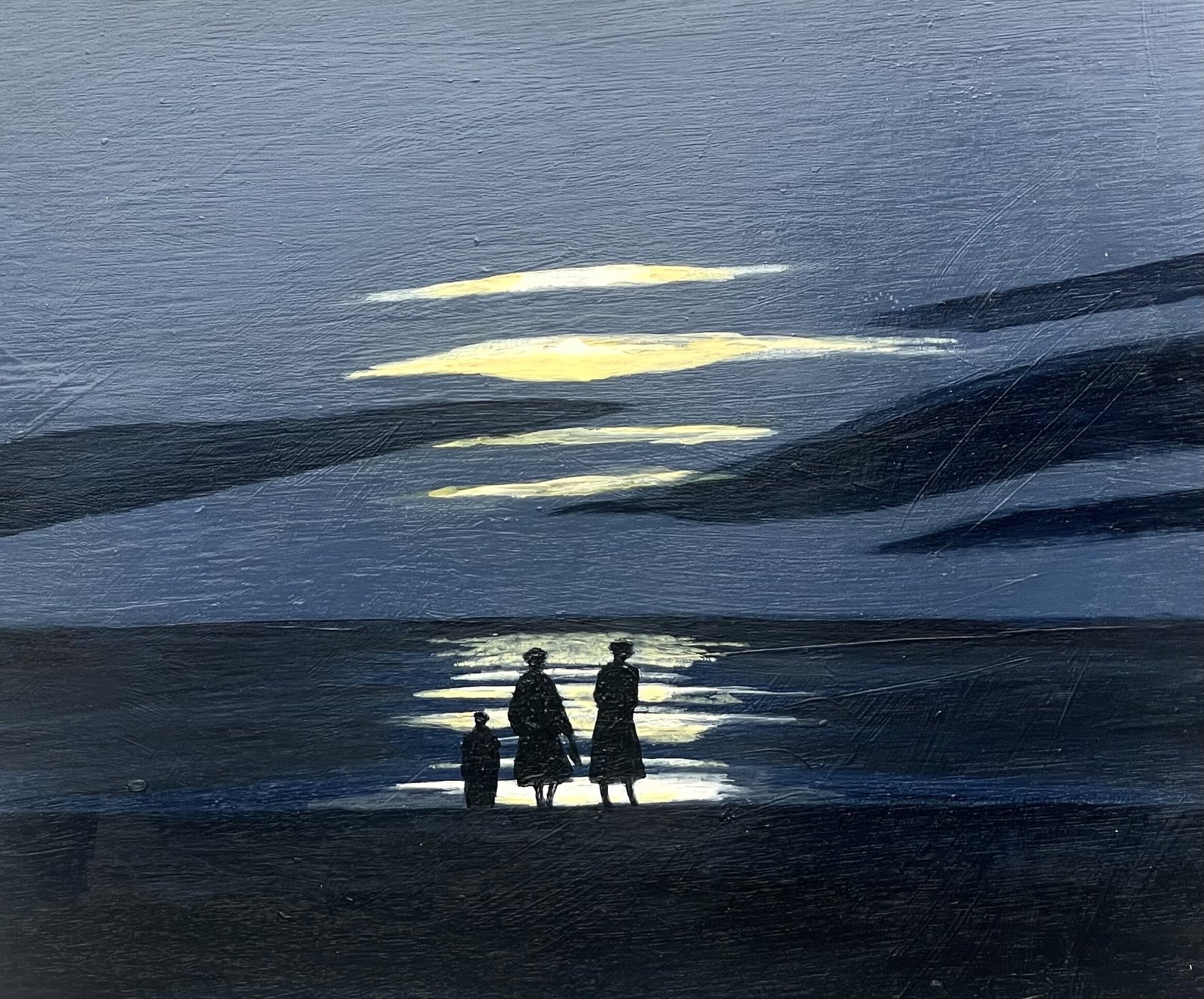 Barbara Peirson | Night Swimmers (Aldeburgh) 1 Barbara Peirson