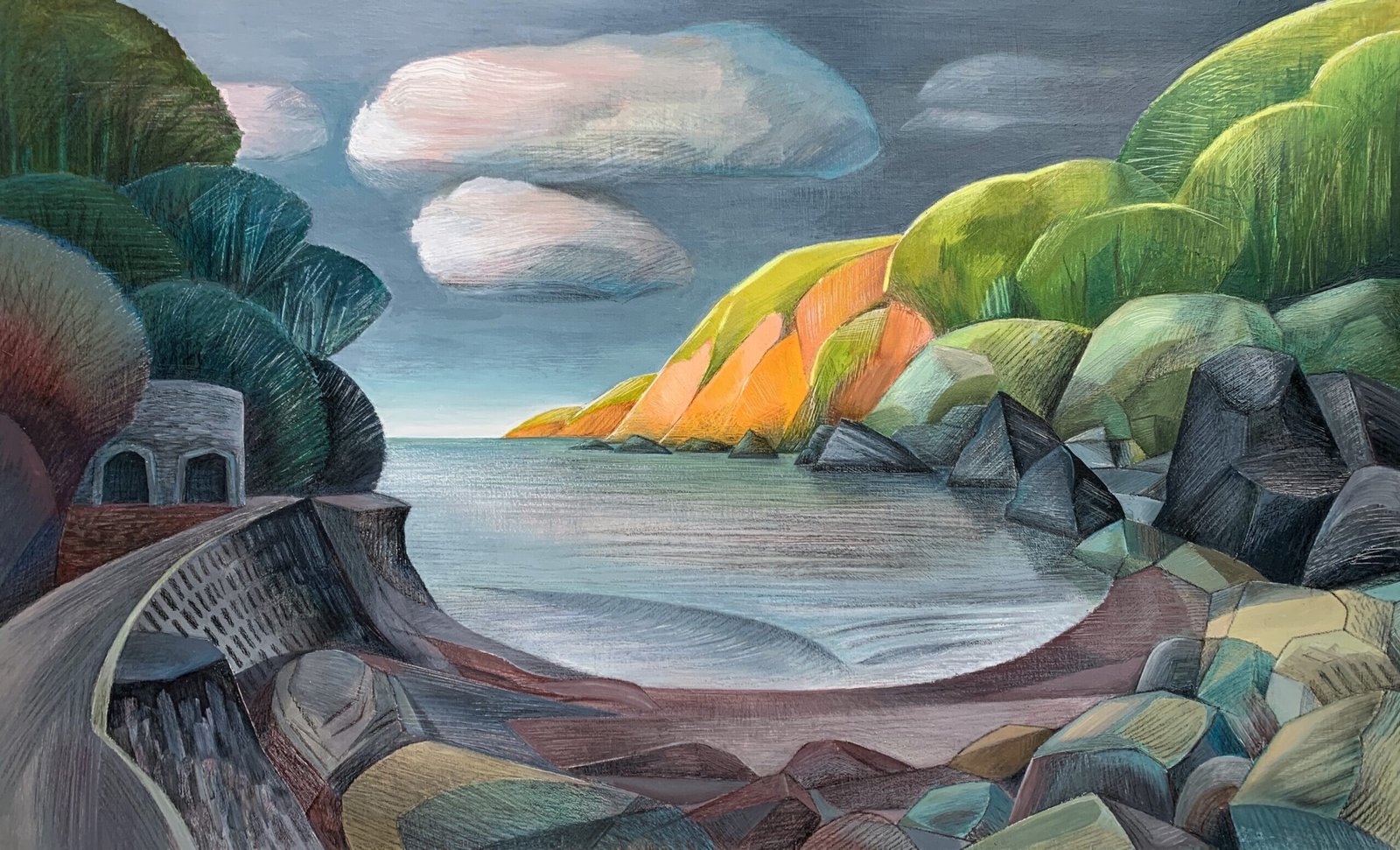 Lindsey Hambleton North Devon original painting