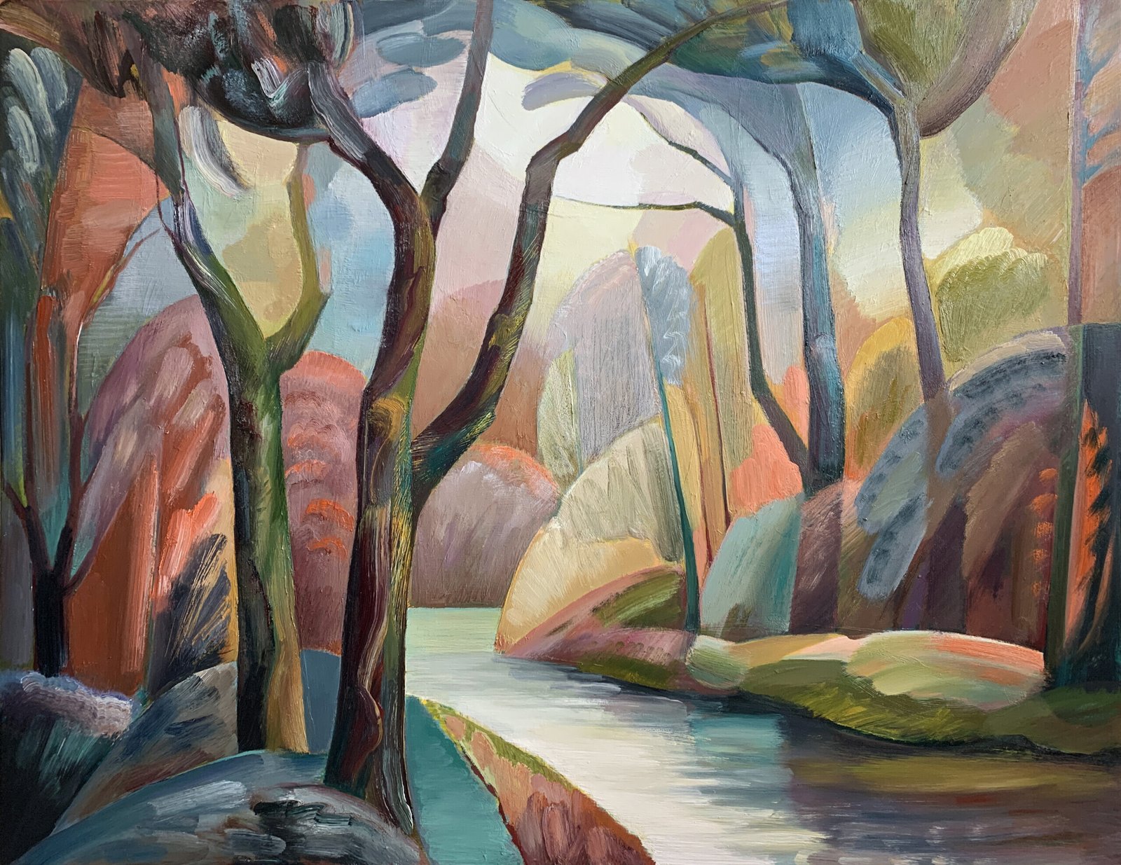 Lindsey Hambleton | Blackwell 1 Lindsey Hambleton original oil on panel