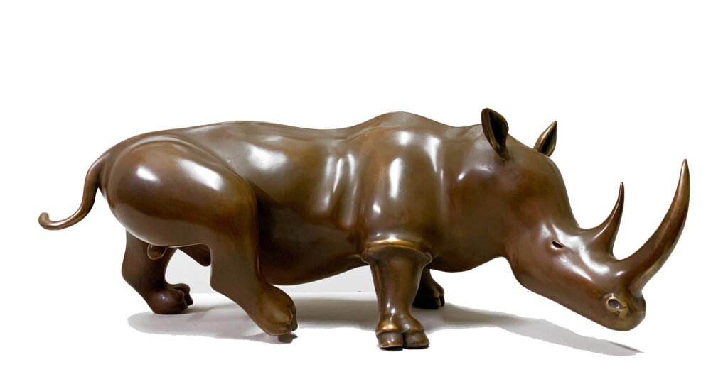 Neil Mason rhino sculpture