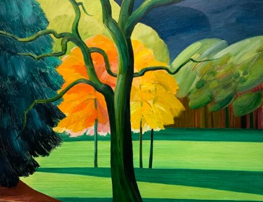 Lindsey Hambleton Battersea park painting