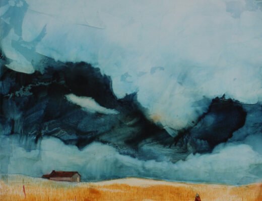 A shelter oil on panel 39 x 39 cm 1250