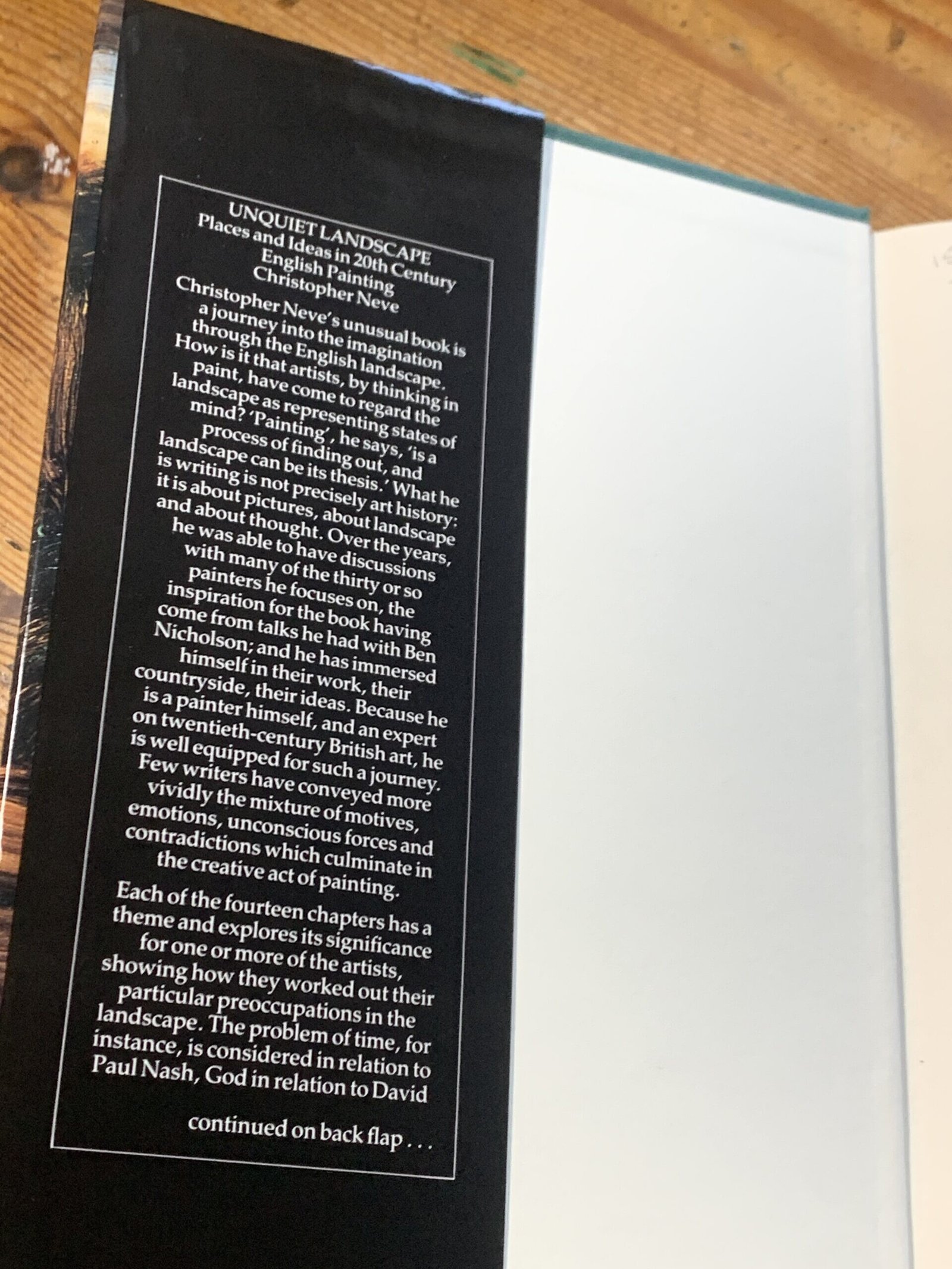 The Unquiet Landscape | Christopher Neve | Hardback 1st Edition 5 Unquiet Landscape Christopher Neve 1st Edition