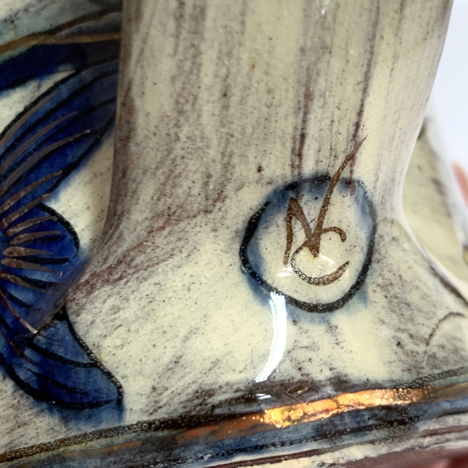 Nick Chapman | Two Nature Themed Mugs | Devon 1990s 5 Nick Chapman pottery