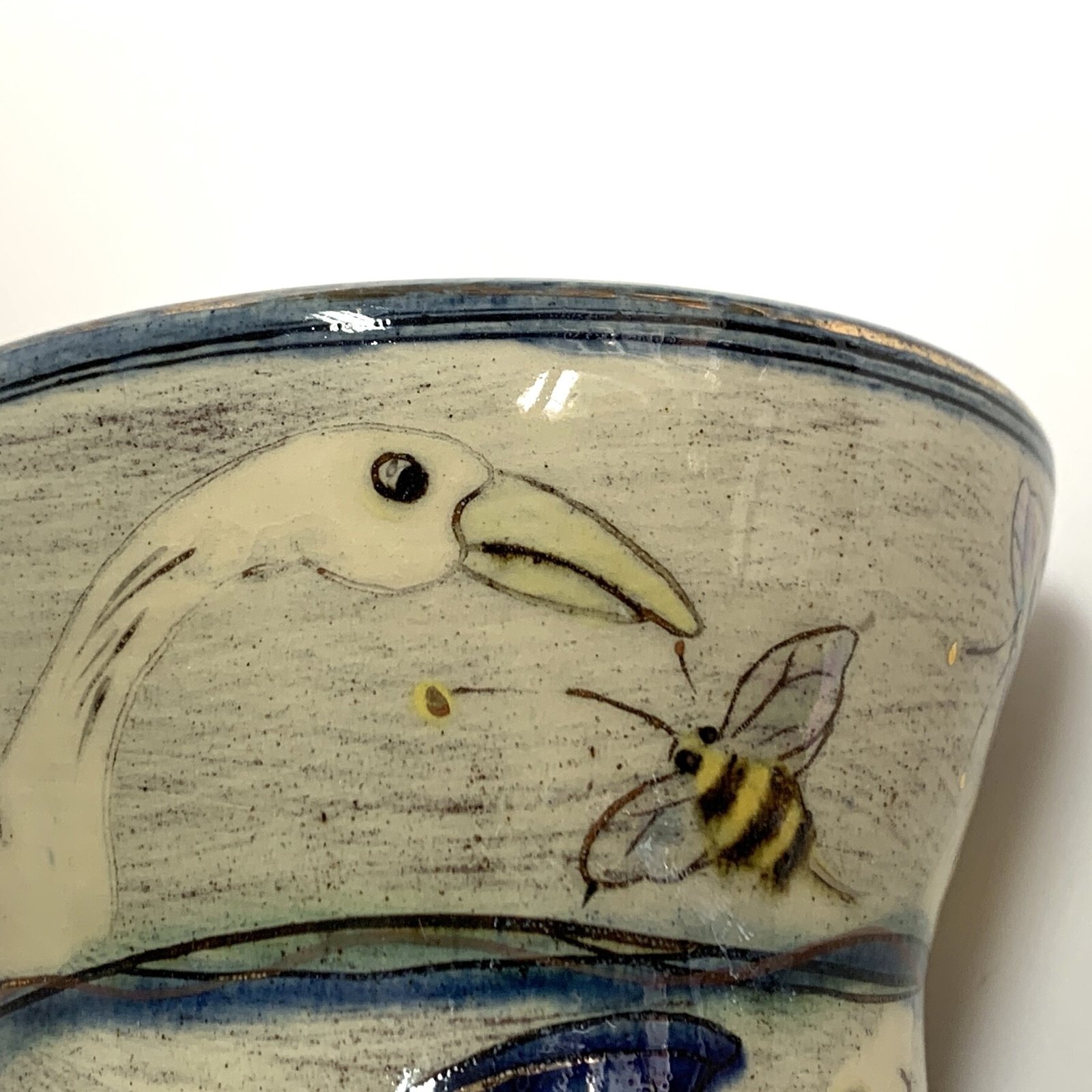 Nick Chapman | Two Nature Themed Mugs | Devon 1990s 7 Nick Chapman pottery
