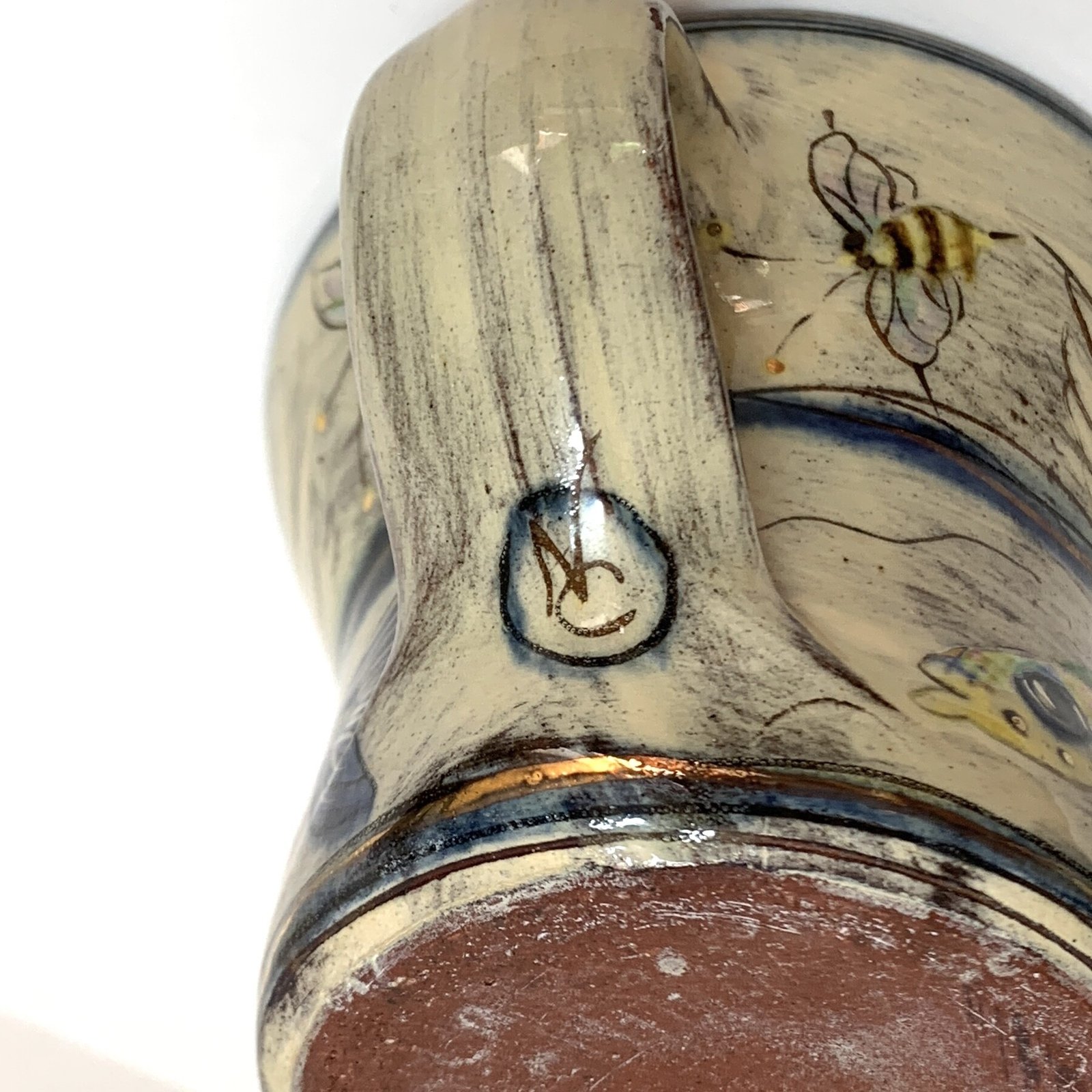 Nick Chapman | Two Nature Themed Mugs | Devon 1990s 12 Nick Chapman pottery