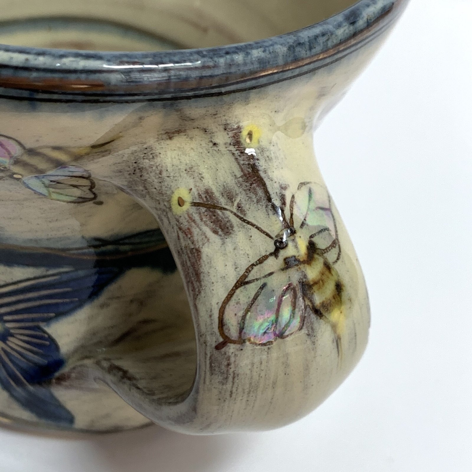Nick Chapman | Two Nature Themed Mugs | Devon 1990s 8 Nick Chapman pottery
